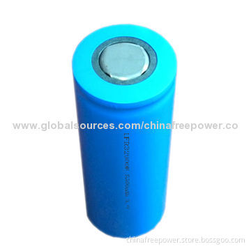 LiFePO4 5500mAh Single Cell Batteries, Lithium-iron Phosphate System, Safety/Long Lifespan